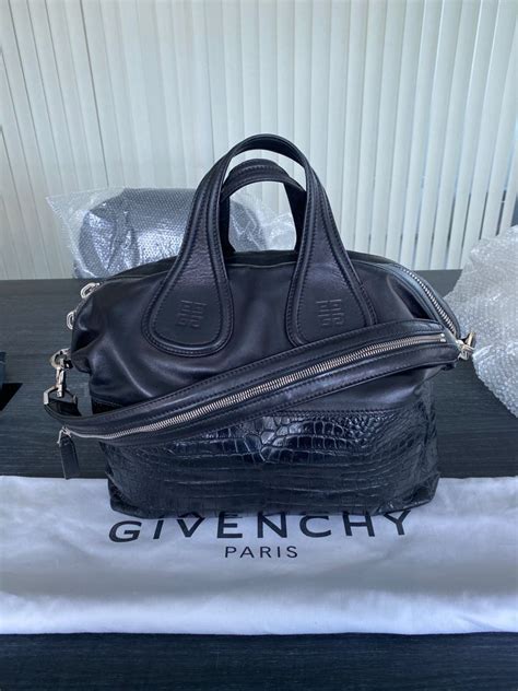 givenchy medium nightingale croc embossed bag|Givenchy .